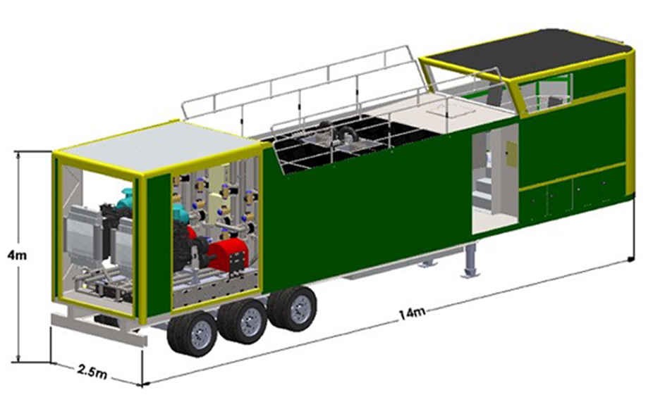 Cokebusters Trailer Mounted Decoking Machine