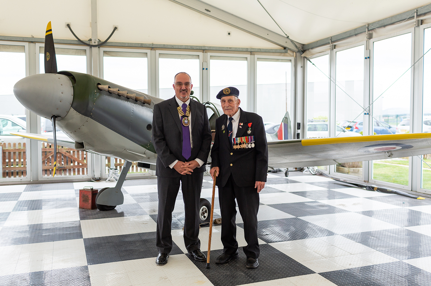 CB Open Day Bill Hedges Institute Corrosion D-Day Veteran