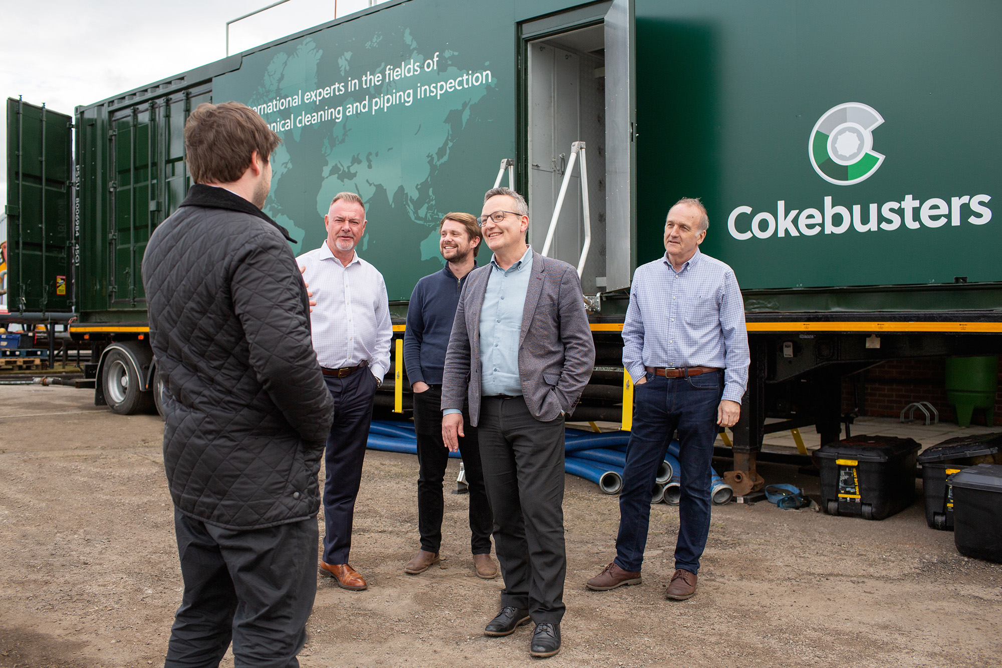 New Cokebusters USA CEO, Kevin Fordham, visits the UK Technology Centre 