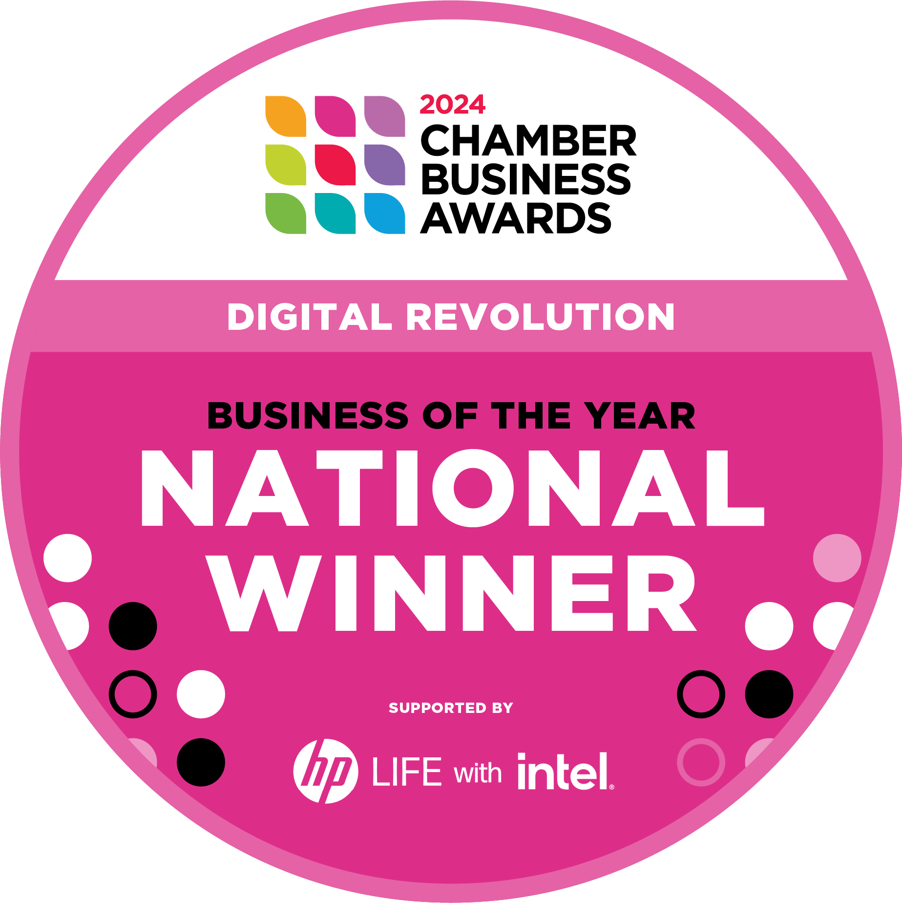 Cokebusters 2024 Chamber of Commerce Winner for Digital Revolution