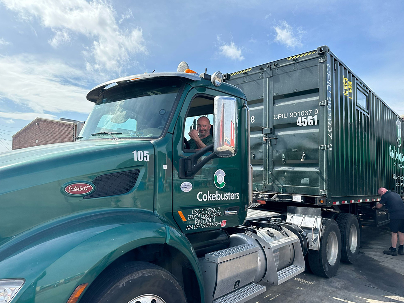 cokebusters usa truck and containerised double pumping unit