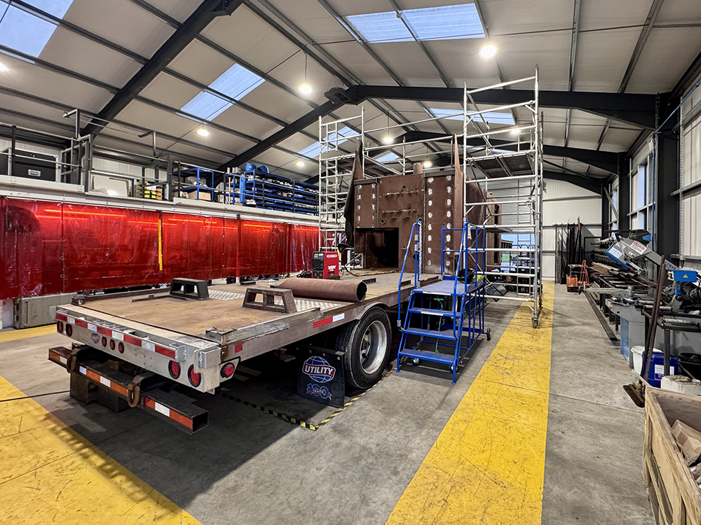 Cokebusters double pumping unit fabrication