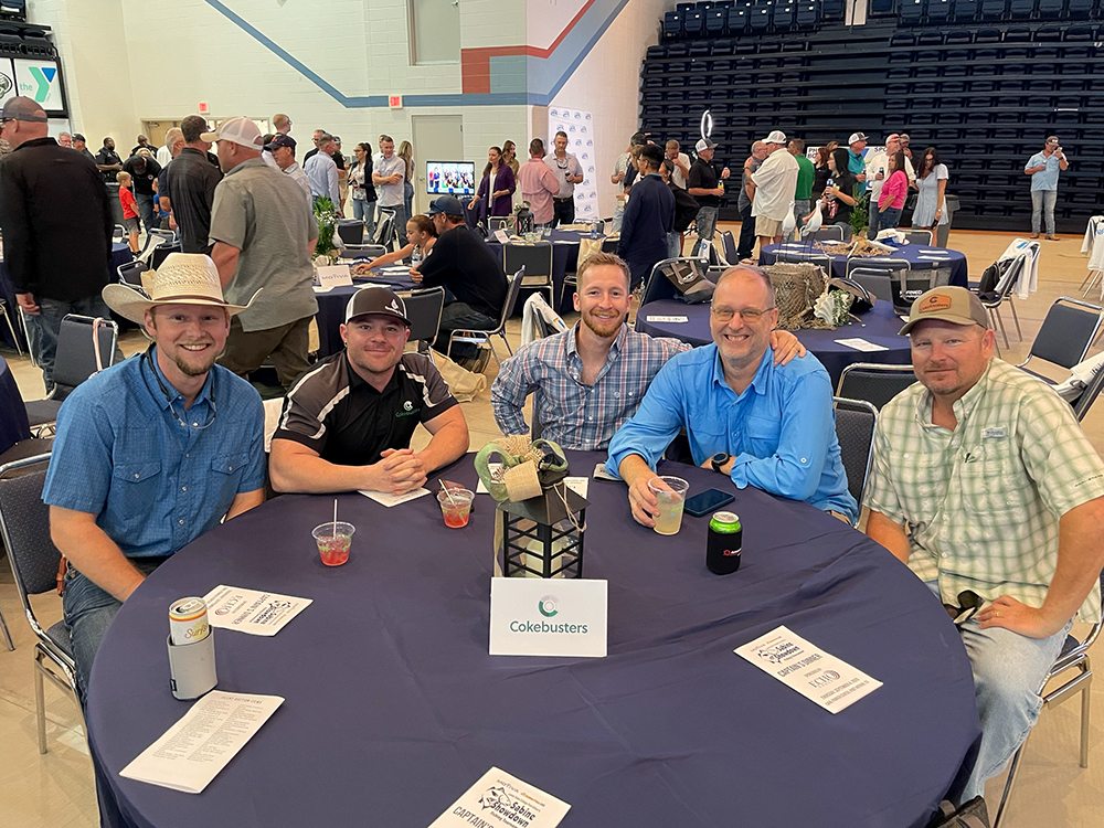 Cokebusters USA team at Sabne Showdown Fishing Tournament Captains’ Dinner 