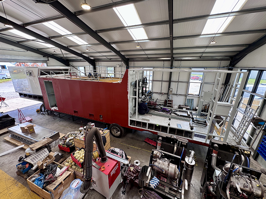 Cokebusters Double pumping Unit in construction