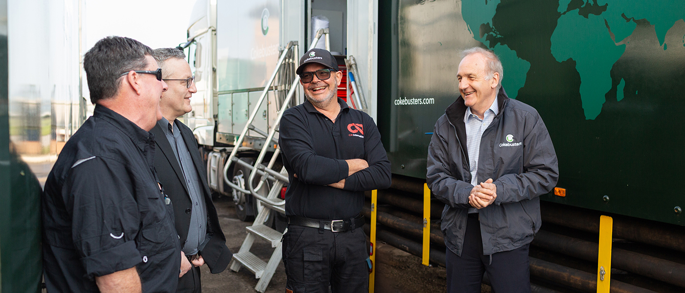 CR International visits Cokebusters UK Technology Centre