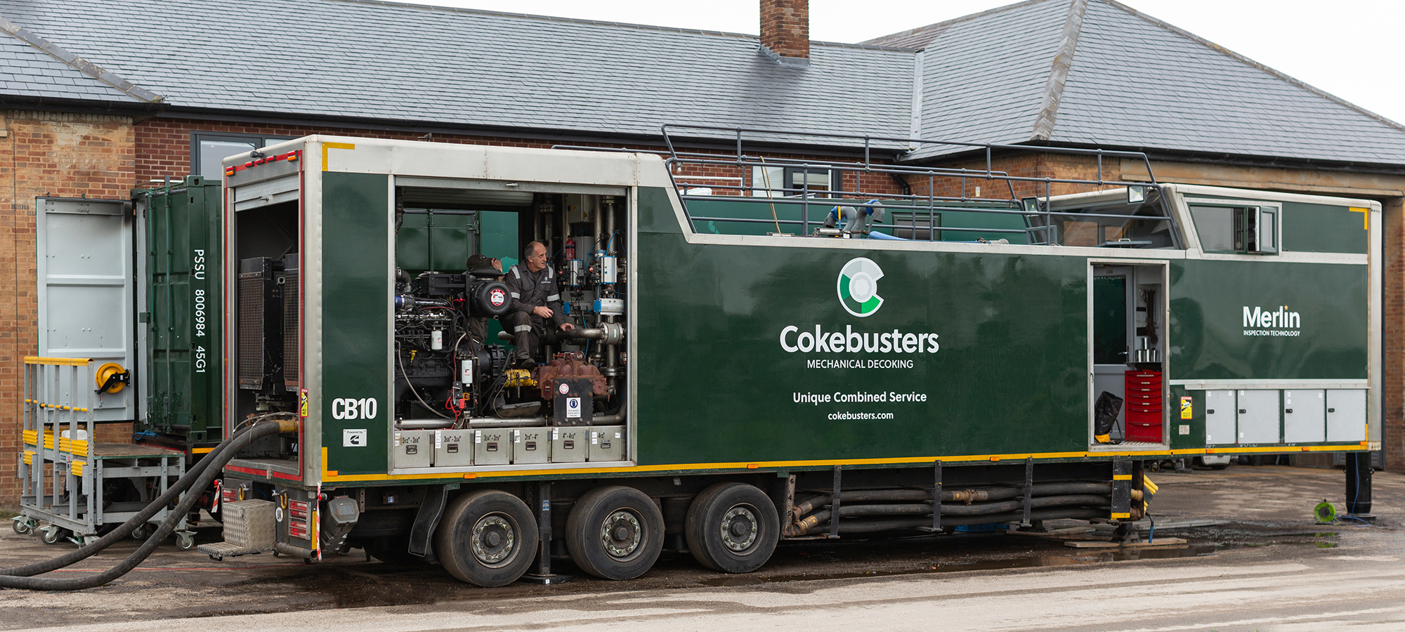 Cokebusters bespoke Double pumping unit CB10 at UK Technology Centre